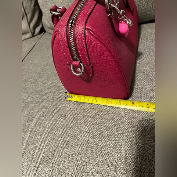 Coach Rowan bright violet satchel no strap - Picture 9 of 10